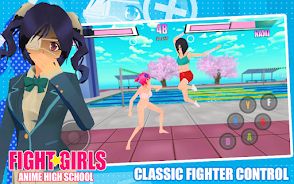 Fight Girls Anime High School  Screenshot 4