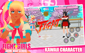 Fight Girls Anime High School  Screenshot 5