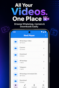 Neel HD Video Player & Browser  Screenshot 2