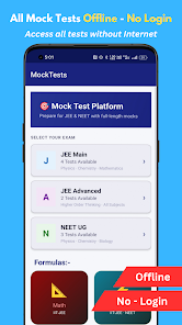 JEE NEET Mock Test Offline-Tej  Screenshot 1