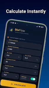 DivFlow - Dividend Calculator  Screenshot 1