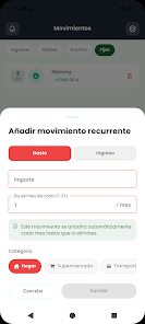 MoFlo: Ahorro y Presupuesto  Screenshot 3