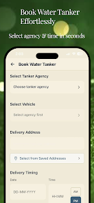 Water Tanker - Customer  Screenshot 2