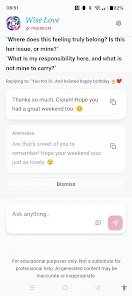 Wise Love - Relationship Coach  Screenshot 2