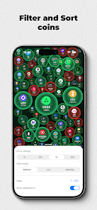 Crypto Bubbles: Market Heatmap  Screenshot 4