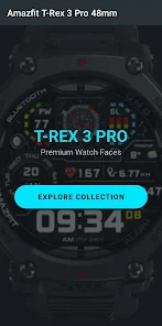 T-Rex 3 Pro 48mm Watch Faces  Screenshot 2