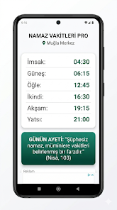 Namaz Vakitleri PRO  Screenshot 1