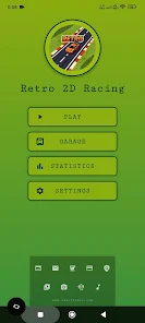 Retro 2D Car Racing  Screenshot 1