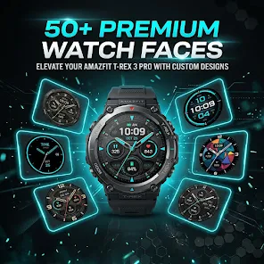 T-Rex 3 Pro 48mm Watch Faces  Screenshot 1