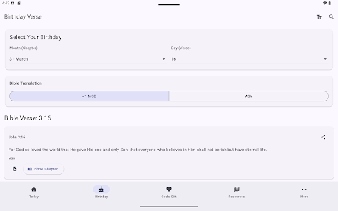 Birthday Verse Evangelism  Screenshot 5