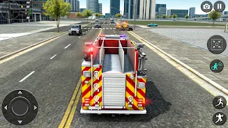 Fire Truck Sim Rescue Games 3D  Screenshot 7