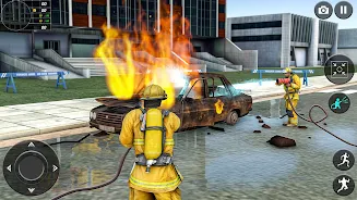 Fire Truck Sim Rescue Games 3D  Screenshot 1
