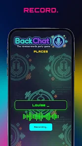 BackChat! Reverse Words Game  Screenshot 2