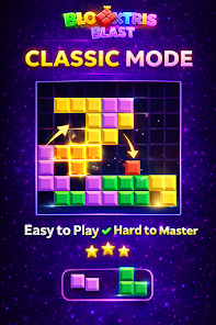 Blocktris Blast: Neon Puzzle  Screenshot 5