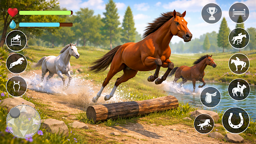 Horse Family Rider Animal Game  Screenshot 2