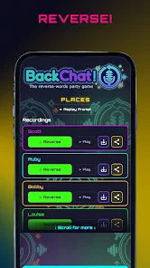 BackChat! Reverse Words Game  Screenshot 3