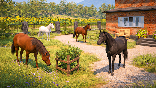 Horse Family Rider Animal Game  Screenshot 4