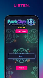 BackChat! Reverse Words Game  Screenshot 1