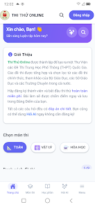 Thi Thử Online  Screenshot 1