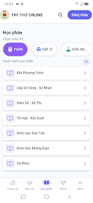 Thi Thử Online  Screenshot 3