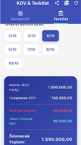 KDV ve Tevkifat Screenshot 4