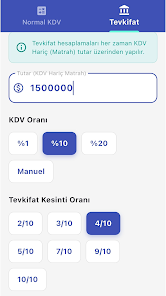 KDV ve Tevkifat Screenshot 3