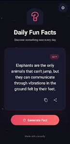 FunFacts  Screenshot 2