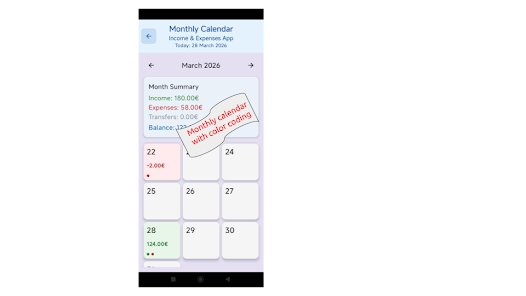 Income - Expenses Screenshot 2