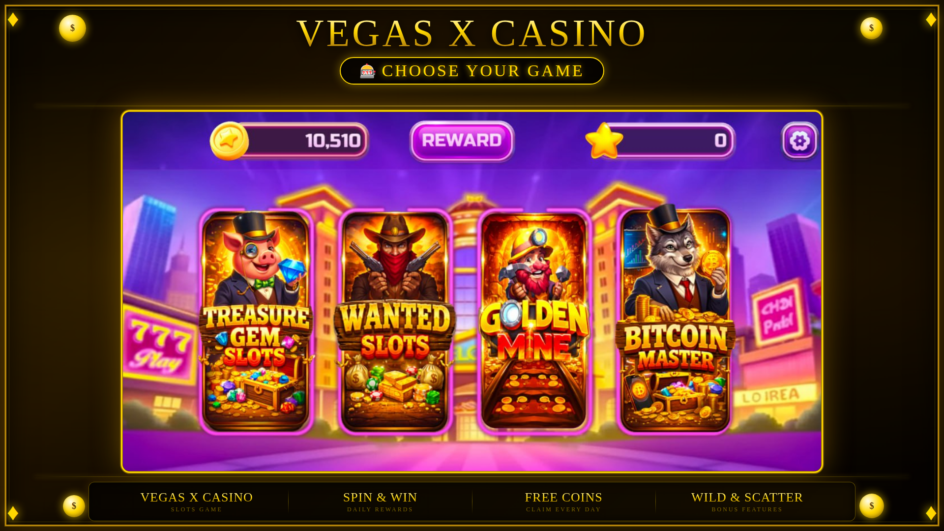 Wow Vegas Casino Screenshot 1