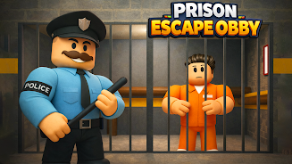 Obby Prison Escape Run 3D Screenshot 1