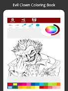 Bad Clown Coloring Book  Screenshot 9