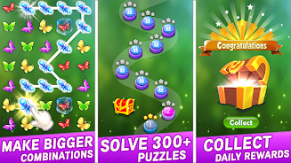 Match 3 Butterfly Puzzle Screenshot 7