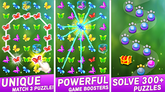 Match 3 Butterfly Puzzle Screenshot 8