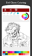 Bad Clown Coloring Book  Screenshot 1