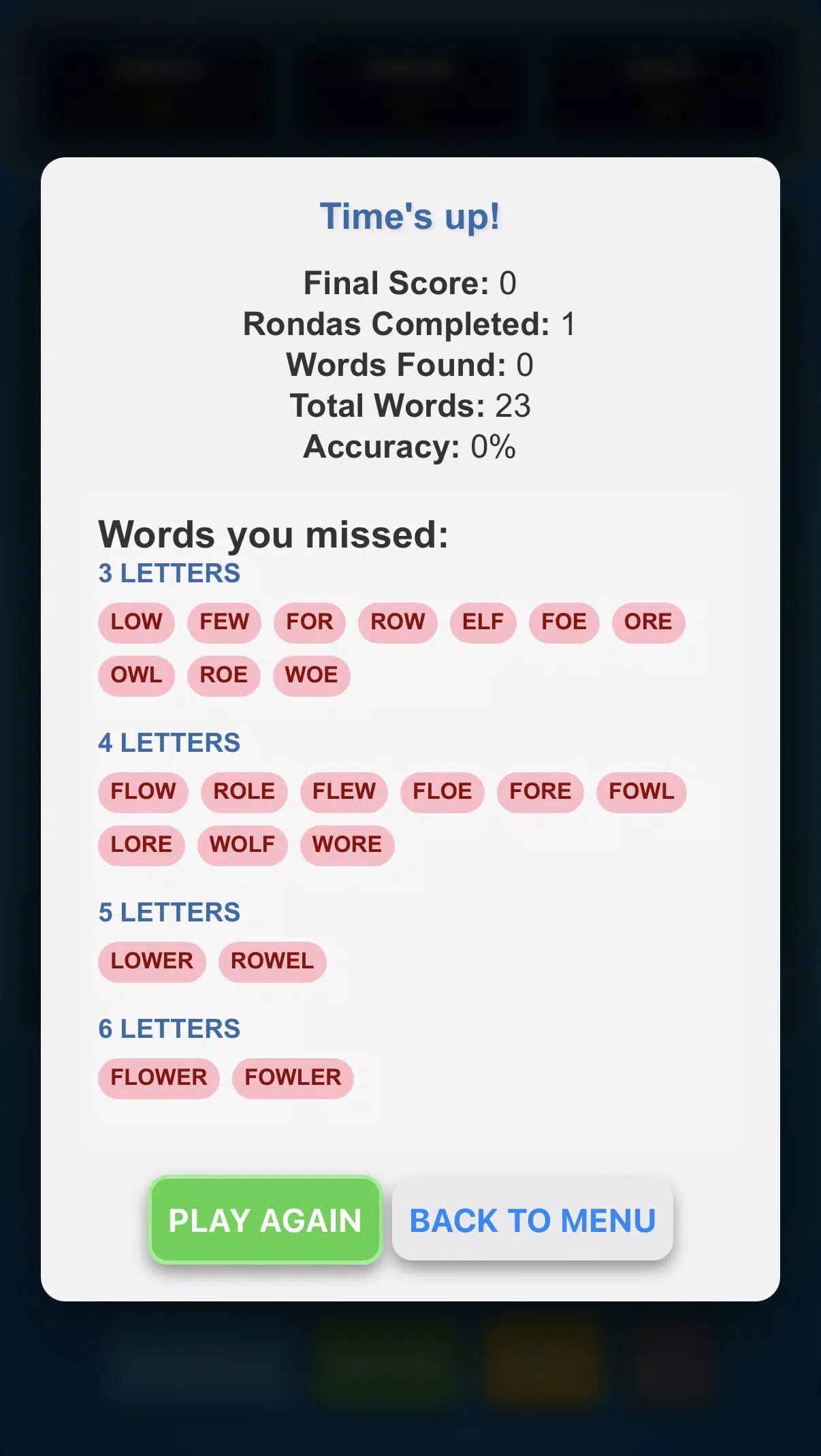 Text Twist 2 Puzzle Word Game Screenshot 4