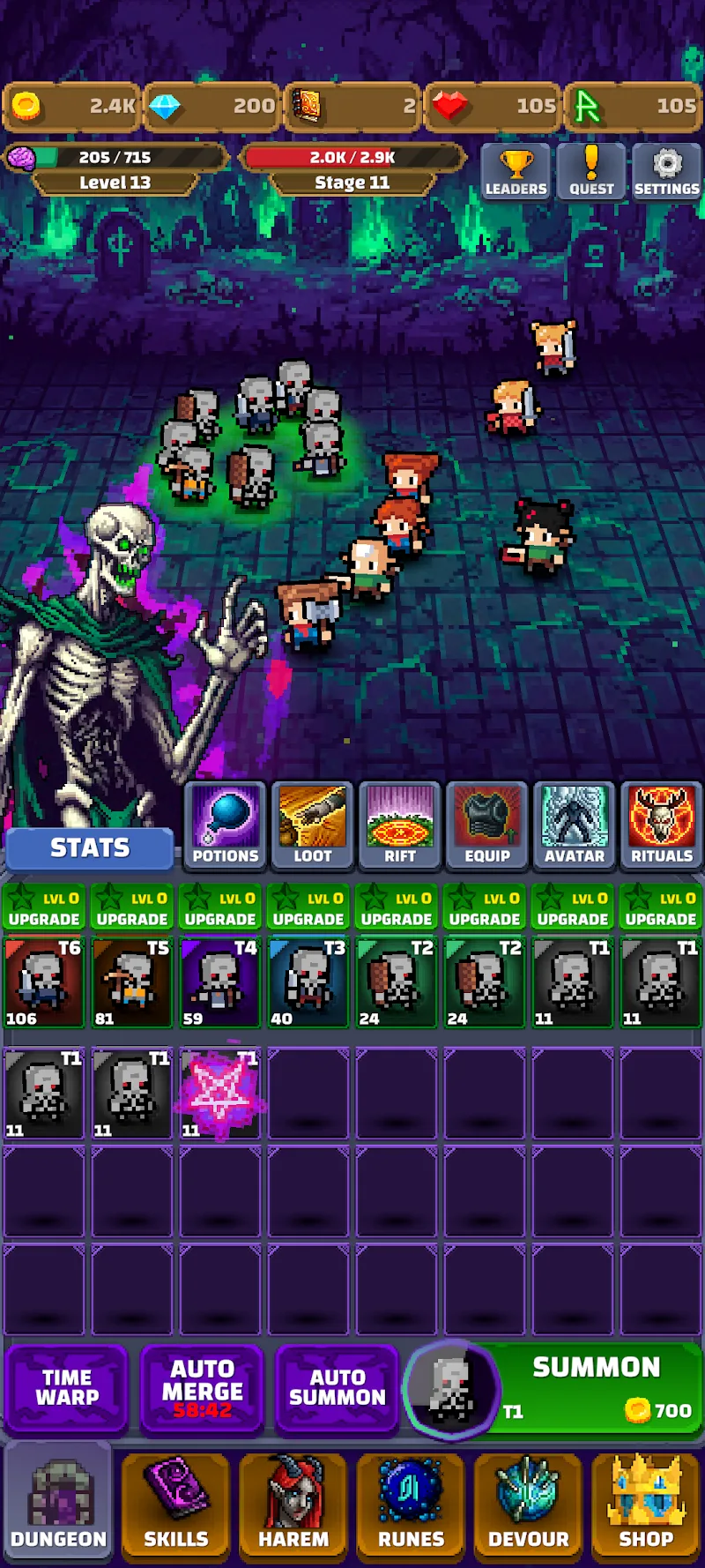 Idle Zombie Summoner  Screenshot 2
