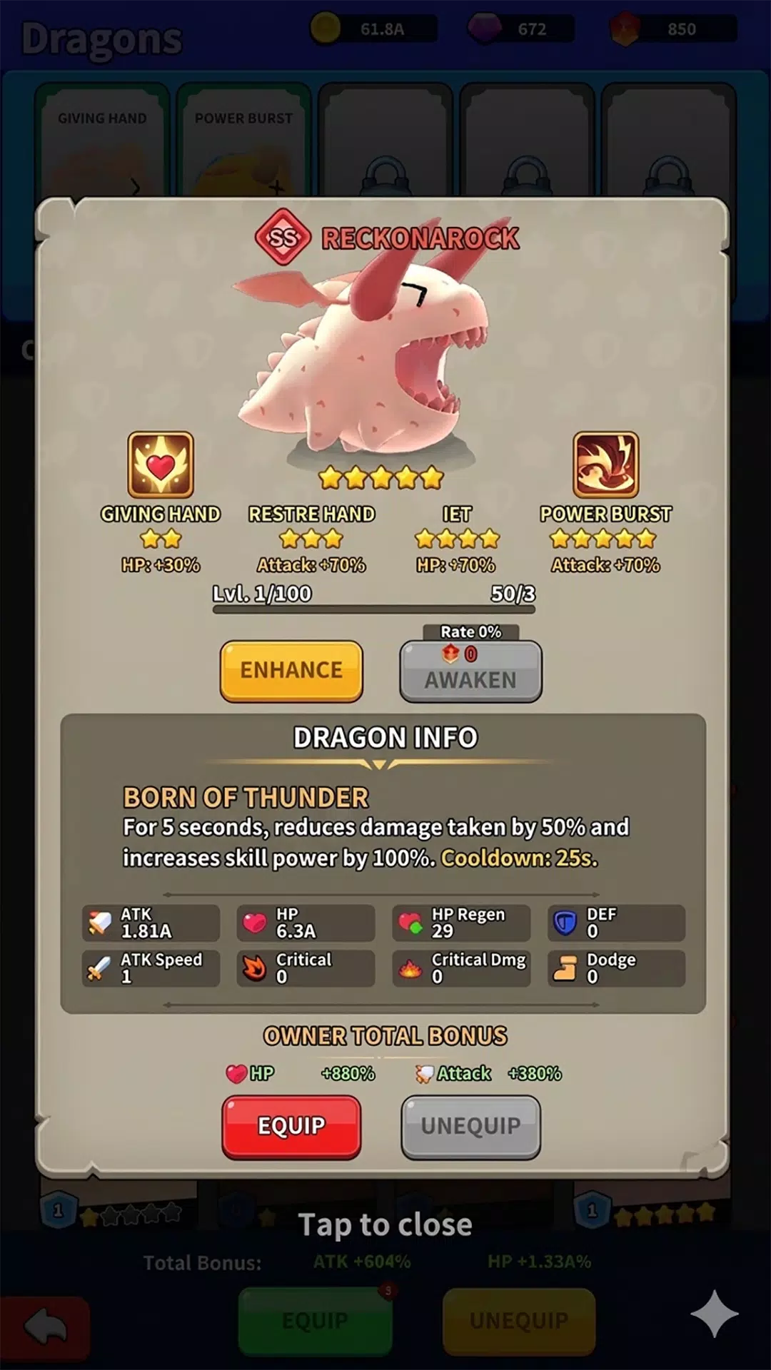 Dragon & Hero: Idle AFK RPG  Screenshot 4