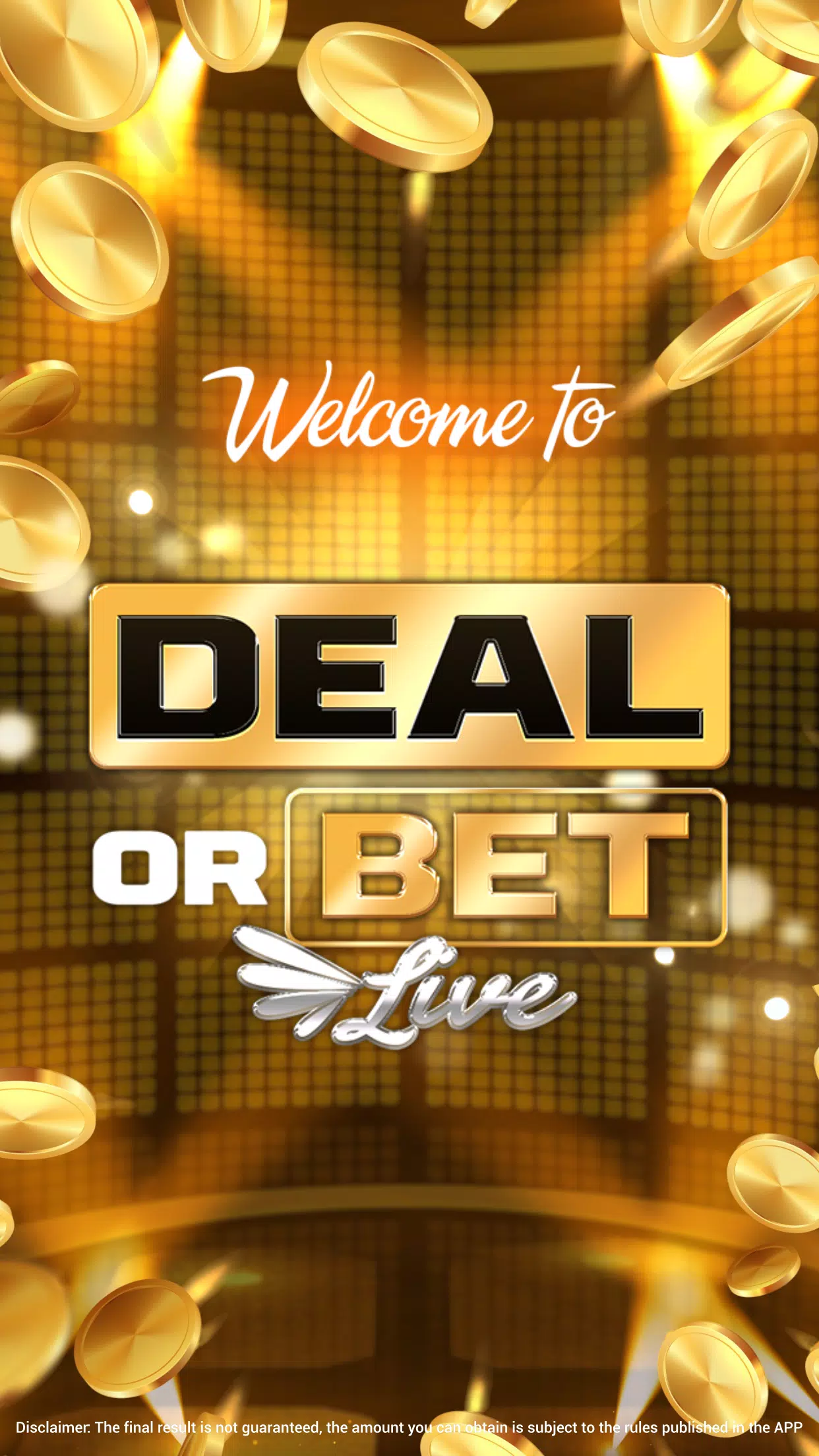 Deal or Bet Live  Screenshot 1