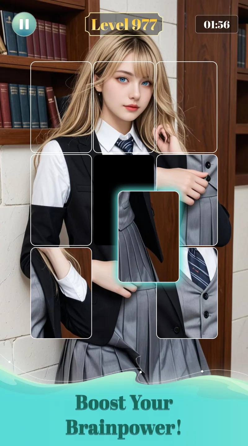 Beauty Uncover Jigsaw  Screenshot 2