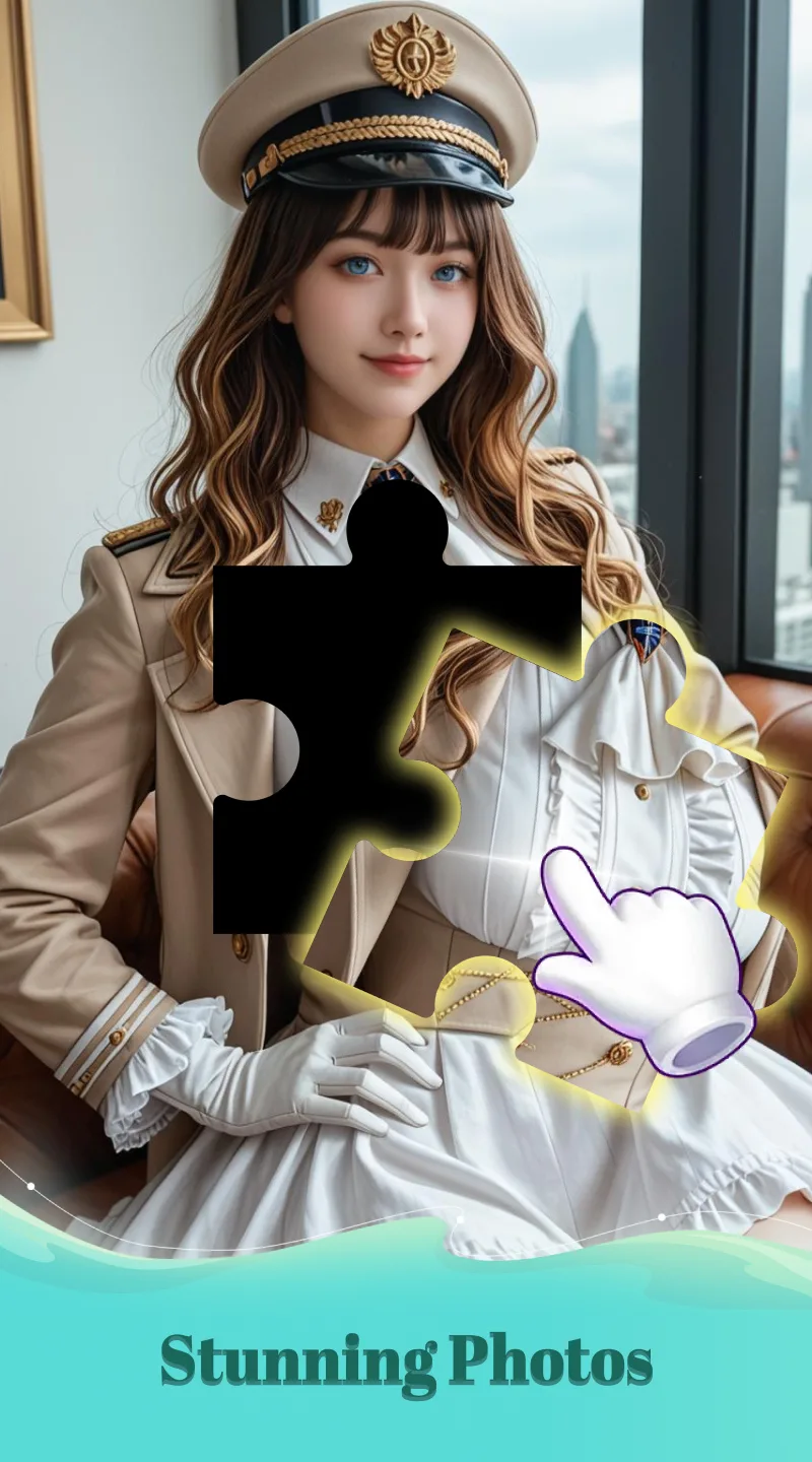 Beauty Uncover Jigsaw  Screenshot 4