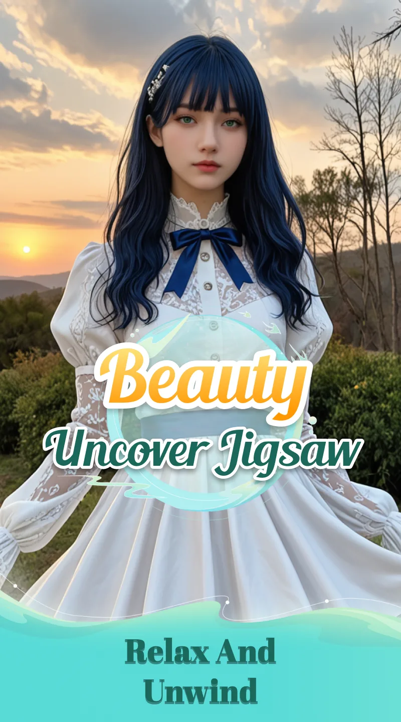 Beauty Uncover Jigsaw  Screenshot 1
