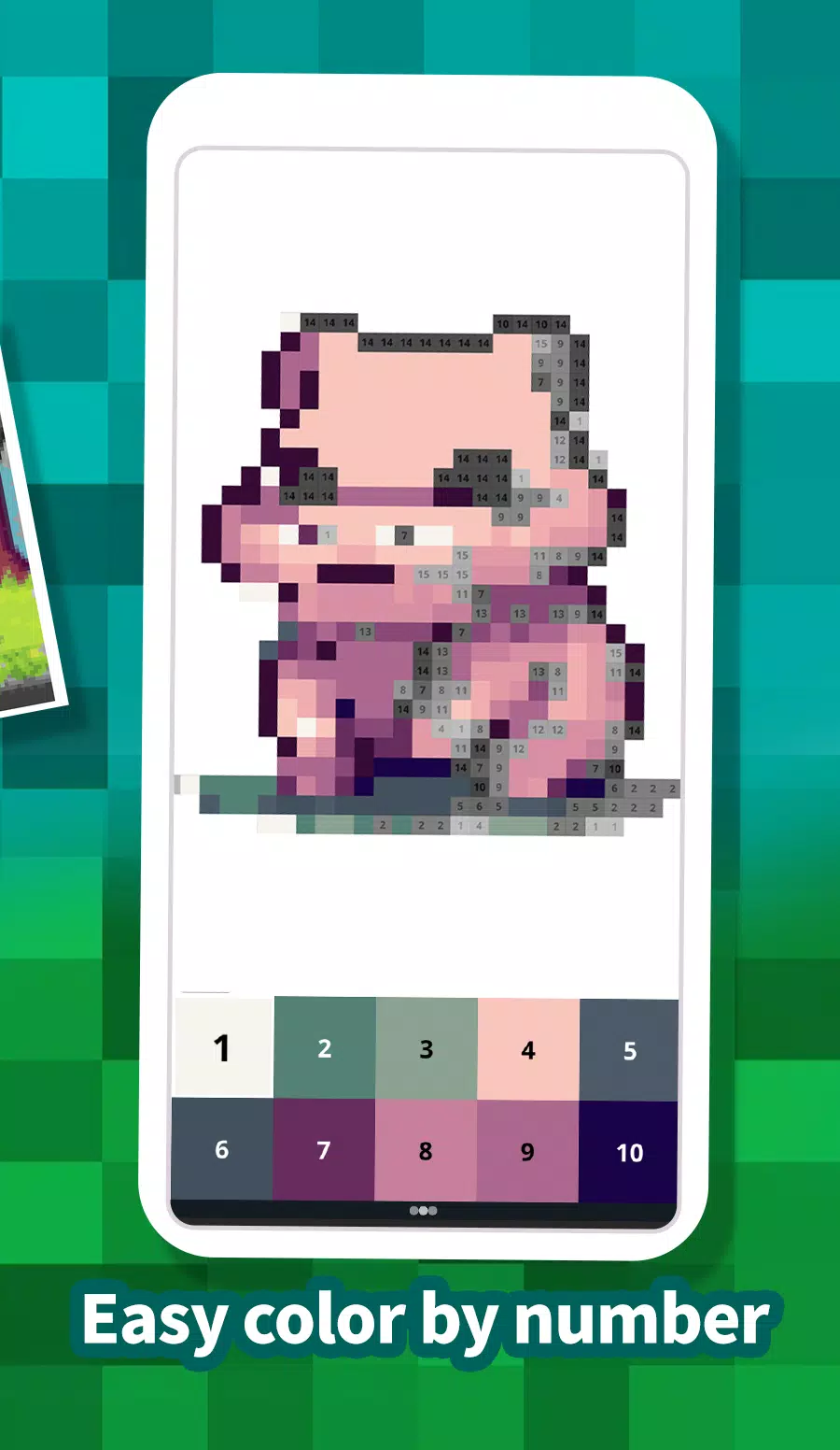 Hippo Moodeng: Color by Number  Screenshot 3