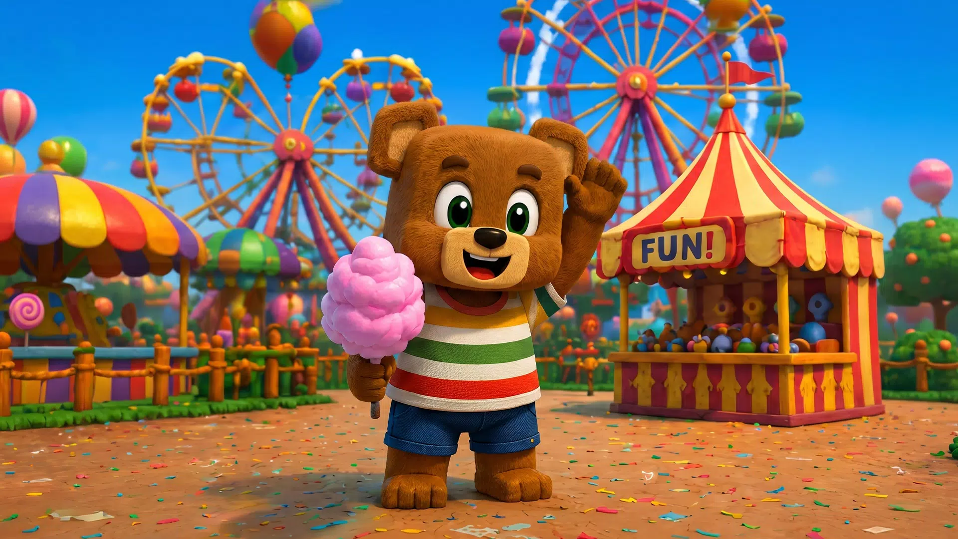 Jumping Bear World 3D Screenshot 5
