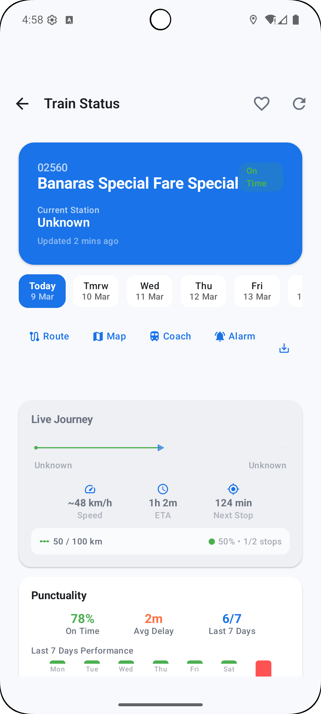 Rail Tracker  Screenshot 2