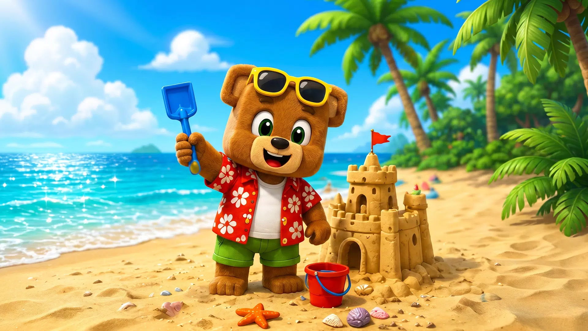 Jumping Bear World 3D Screenshot 1