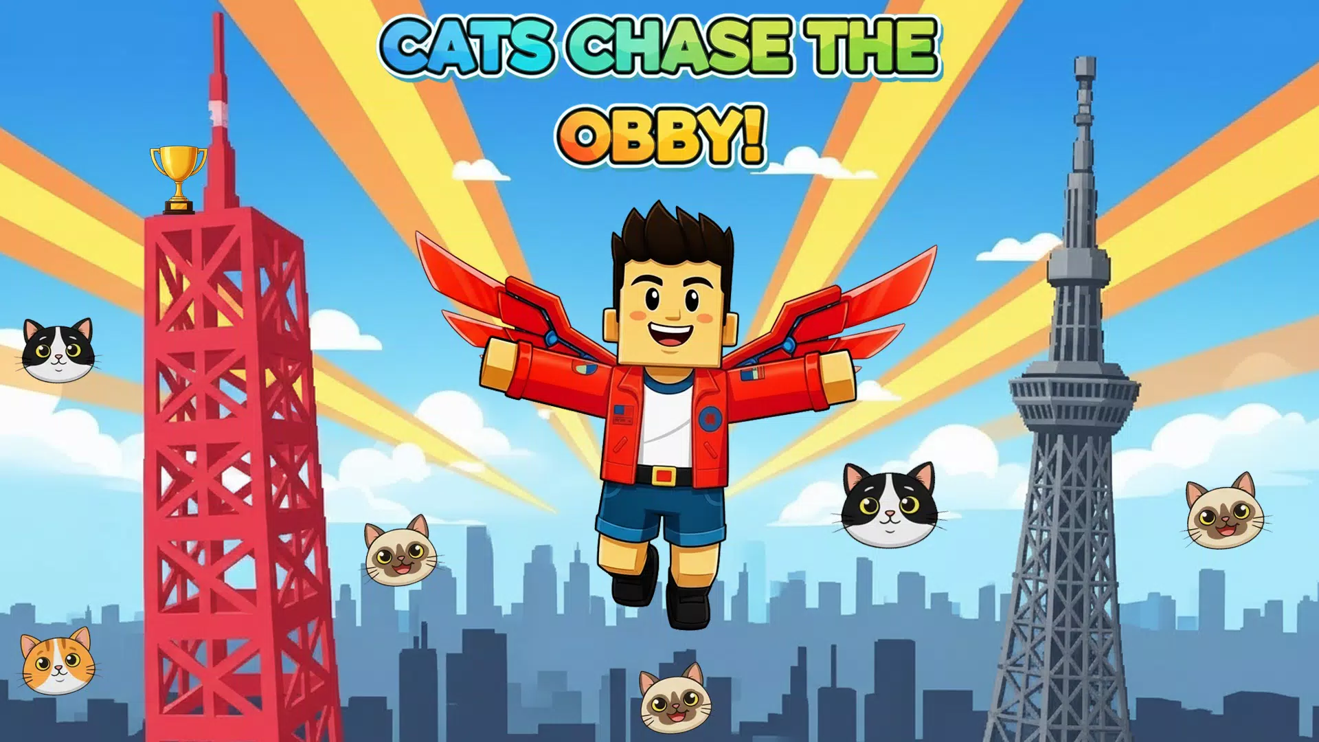 Obby Climb Jump Tower Game Screenshot 1