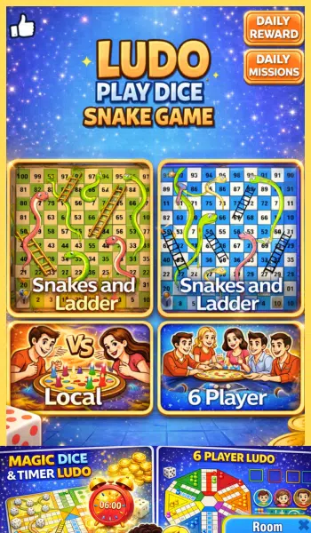 Ludo Play Dice Snake Game fun Screenshot 5