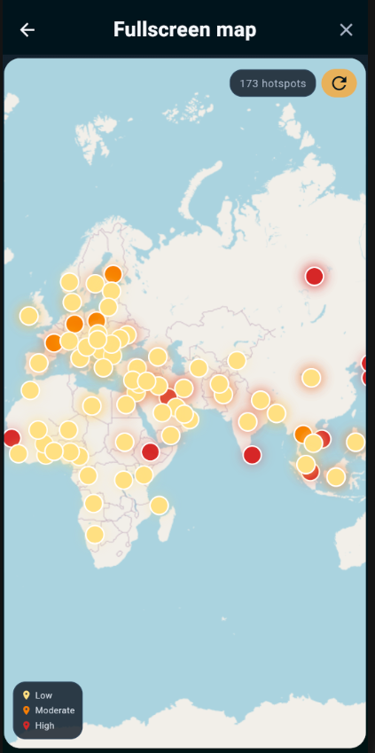 GEOALERTES Screenshot 3