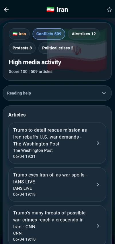 GEOALERTES Screenshot 4