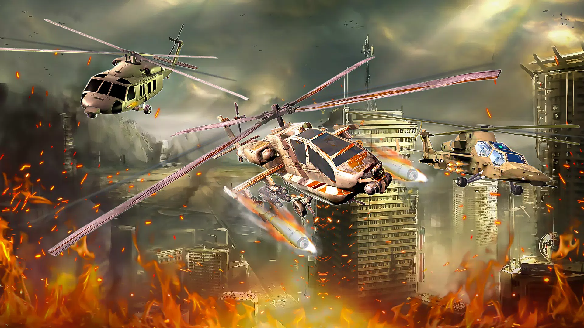 Gunship Helicopter Shooting 3D Screenshot 2